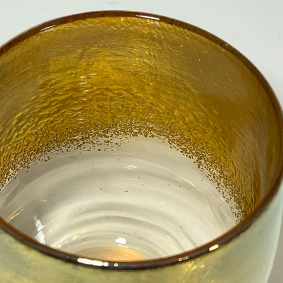 Two Glassy Baby Stay Gold Votive Holders - Picture 7 of 16